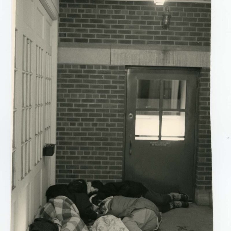 Hunger and Homelessness Sleep Out 1989